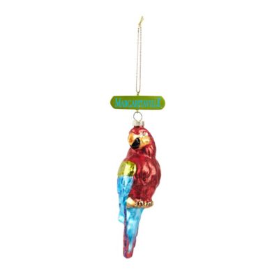 Melrose International Margaritaville Parrot Ornament (Set of 6)