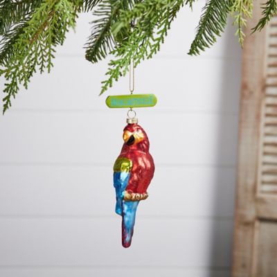 Image showing  Margaritaville Parrot Ornament (Set of 6)
