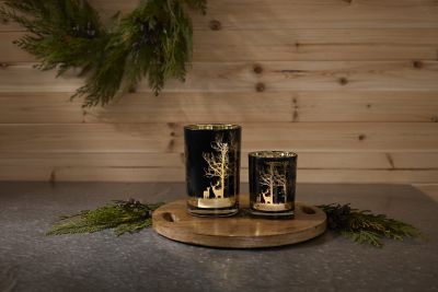 Image showing  Mossy Oak Deer Candle Holder Set of 2