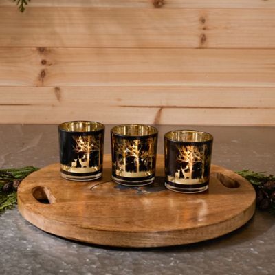 Image showing  Mossy Oak Deer Votive Set of 3