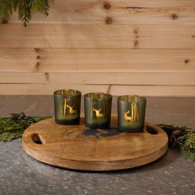 Image showing  Mossy Oak Deer Votive (Set of 3)