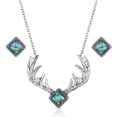 Montana Silversmiths Rugged Beauty Turquoise Jewelry Set