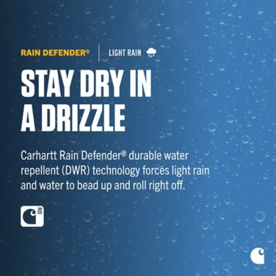 Image showing 1 th Carhartt Men's Rain Defender Loose Fit Heavyweight Hoodie