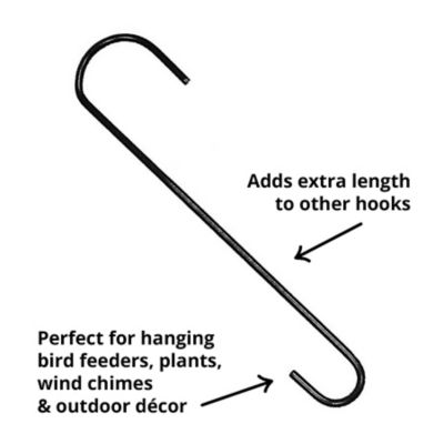 Image showing  12 in. Steel Extension Hook