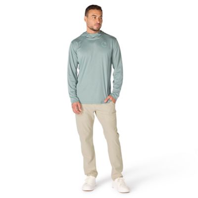 Image showing  Men's Force Sun Defender Lightweight Logo Graphic Long-Sleeve Hooded T-Shirt