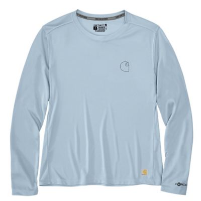 Carhartt Women's Force Sun Defender Graphic Long-Sleeve T-Shirt, 106632-E73