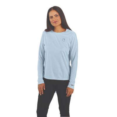 Image showing 1 th Carhartt Women's Force Sun Defender Graphic Long-Sleeve T-Shirt, 106632-E73