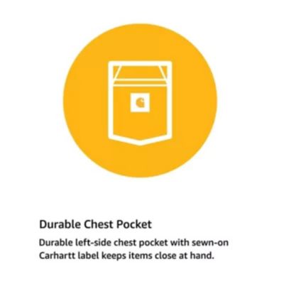Image showing 2 th Carhartt Men's Force Relaxed Fit Midweight Short-Sleeve Pocket T-Shirt