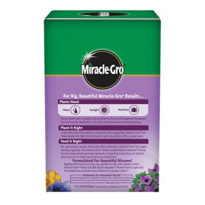 Image showing 8 th Miracle-Gro 1.5 lb. 600 sq. ft. Water Soluble Bloom Booster Flower Food