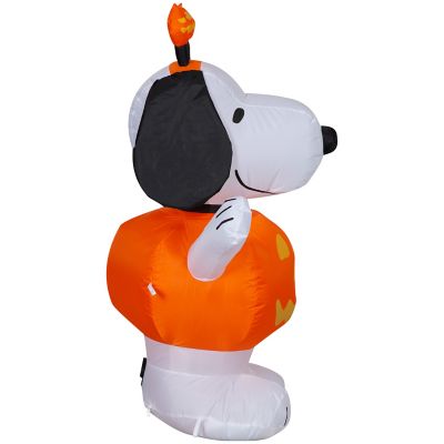 Image showing Airblown-Snoopy in Pumpkin Outfit