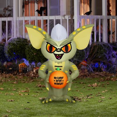 Image showing  Airblown-Stylized Stripe with No Candy After Midnight JOL