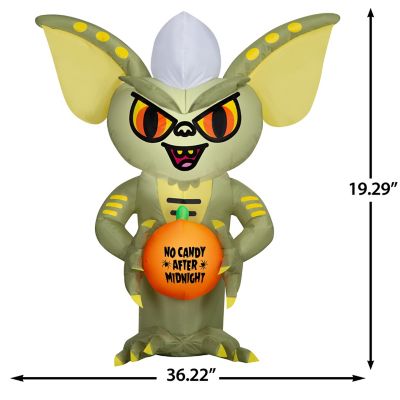 Image showing  Airblown-Stylized Stripe with No Candy After Midnight JOL