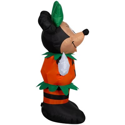 Image showing  Airblown-Minnie Dressed In Pumpkin Outfit
