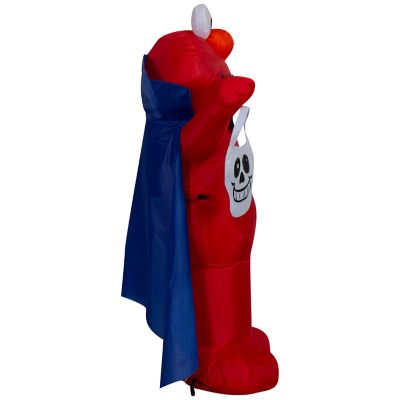 Image showing  Airblown-Elmo as Vampire with Skull