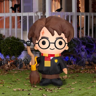 Image showing  Airblown-Harry Potter with Broom