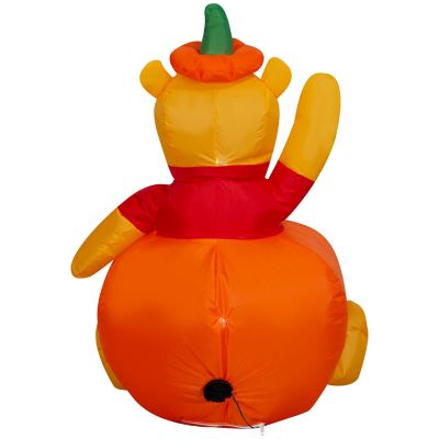 Image showing  Airblown-Pooh in Pumpkin