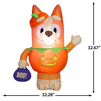 Image showing Airblown-Bingo in Pumpkin Costume