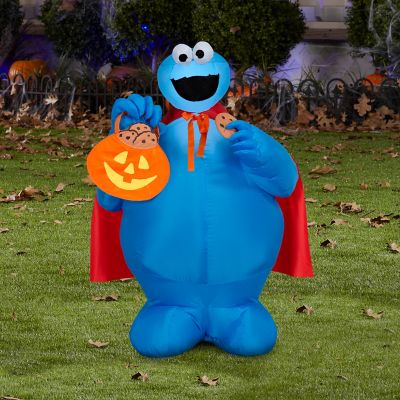 Image showing  Airblown-Cookie Monster with Cape