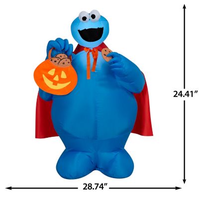 Image showing  Airblown-Cookie Monster with Cape