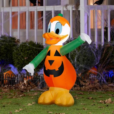Image showing  Airblown-Donald Duck in Pumpkin Costume