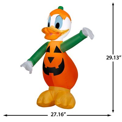 Image showing  Airblown-Donald Duck in Pumpkin Costume