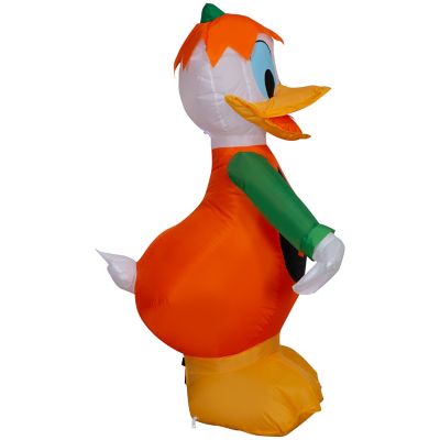 Image showing  Airblown-Donald Duck in Pumpkin Costume