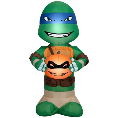 TMNT Airblown-Big Head Leonardo with Pumpkin