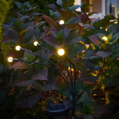 Image showing  2 Pack Outdoor Solar Garden Firefly Lights
