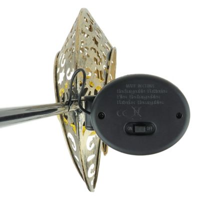 Image showing  Solar LED Crescent Moon Garden Light