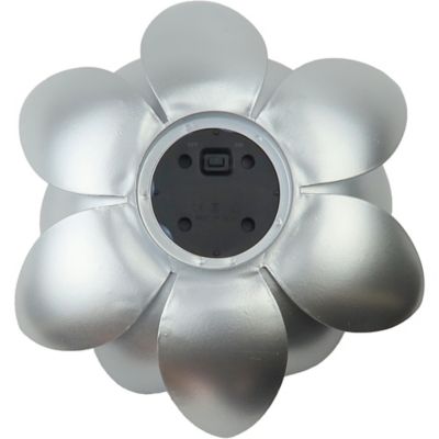 Image showing  Silver Lotus Flower Solar LED Garden Light