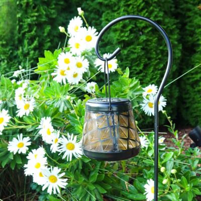 Image showing  Solar LED Stake Lantern with Shepherd Hook