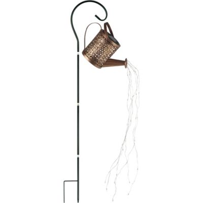 Image showing 8 th Moonelit Creations Solar Watering Can Landscape LED Light