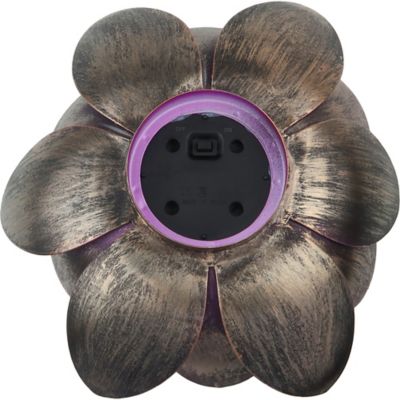 Image showing  Violet Lotus Flower Solar LED Garden Light