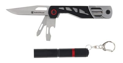 Image showing  Smith & Wesson Multi-Tool Knife with Light