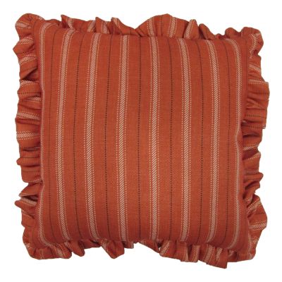 HFI Basic Ticking Stripe- Terra Pillow