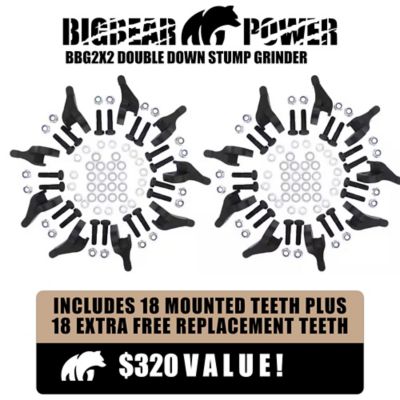 Image showing  Double Down 15HP Stump Grinder