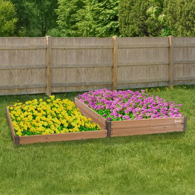 Image showing 8 th Miracle-Gro Wood 4 x 8ft. 2-Tier Raised Garden Bed