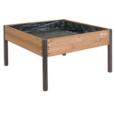 Image showing  Wood 4 X 4 Ft. Raised Garden Planter