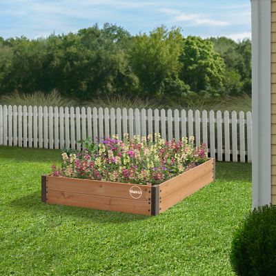 Image showing 8 th Miracle-Gro Wood 4 x 4ft. Raised Garden Bed