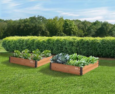 Image showing 9 th Miracle-Gro Wood 4 x 4ft. Raised Garden Bed