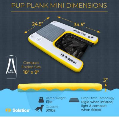 Image showing  Pup Plank Mini Pet Ramp, 30lbs, 33424