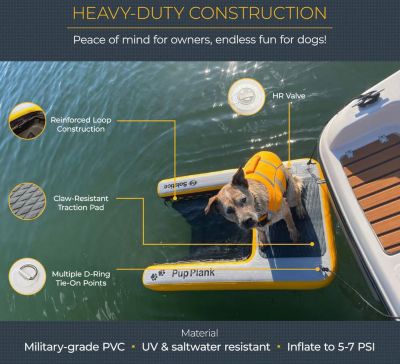 Image showing  Pup Plank Mini Pet Ramp, 30lbs, 33424