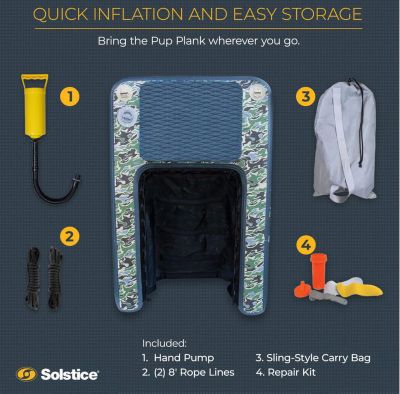 Image showing  Pup Plank XL, Camo Pet Ramp, 200lbs, 33250