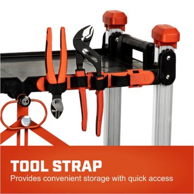Image showing 5 th Crescent SITERUNNER 3 Shelf Folding Jobsite Cart