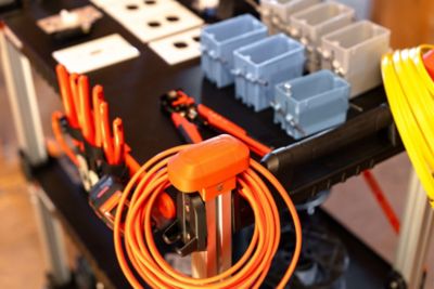 Image showing 9 th Crescent SITERUNNER 3 Shelf Folding Jobsite Cart