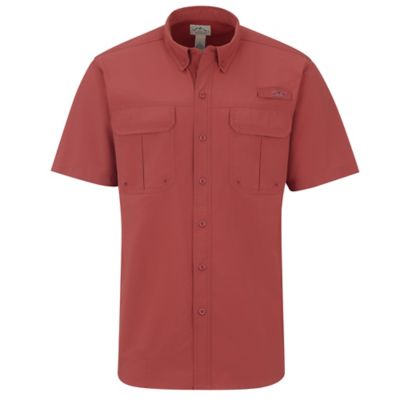 Image showing  Men's Fishing Short-Sleeve Button-Down Shirt