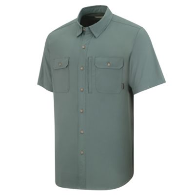 Image showing  Men's Printed Short Sleeve Pearl Snap Outdoorsman Shirt