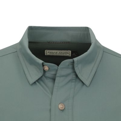 Image showing  Men's Patterned Short-Sleeve Button-Down Outdoorsman Shirt