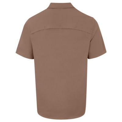 Image showing  Men's Patterned Short-Sleeve Button-Down Outdoorsman Shirt