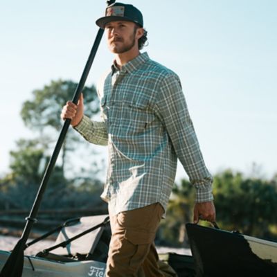 Image showing 9 th Field & Stream Men's Long-Sleeve Button-Down Outdoorsman Shirt